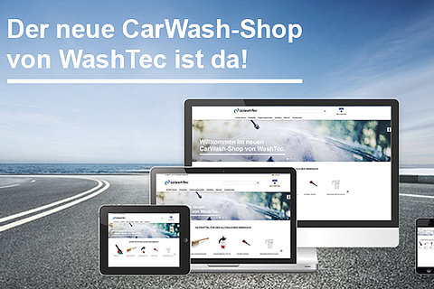 Der neue CarWash-Shop von WashTec ist da!