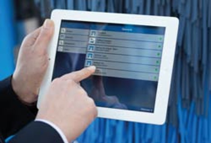 digitale Management System WashTec Plus am Tablet